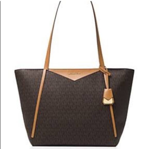 Michael Kors Whitney logo Small tote bag purse - Picture 1 of 11